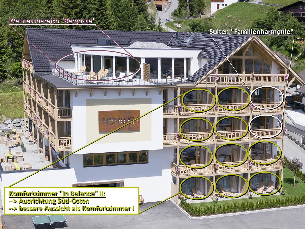 Natuerlich Hotel Mit Charakter Fiss Exterior foto